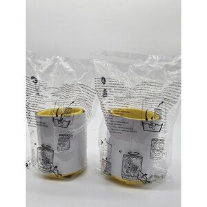 Burger King Spongebob Squarepants Tiki Cup Yellow Lot of 2 New 2024 Sponge Bob